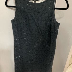 Loft dress blue lace size 4 petite